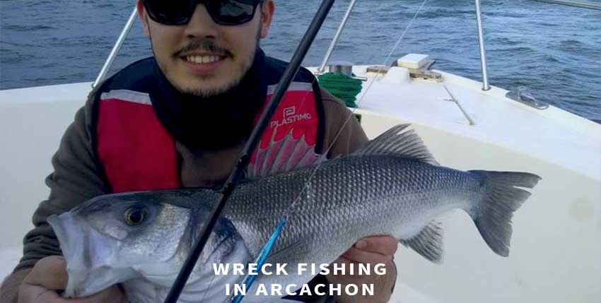 Wreck fishing in Arcachon